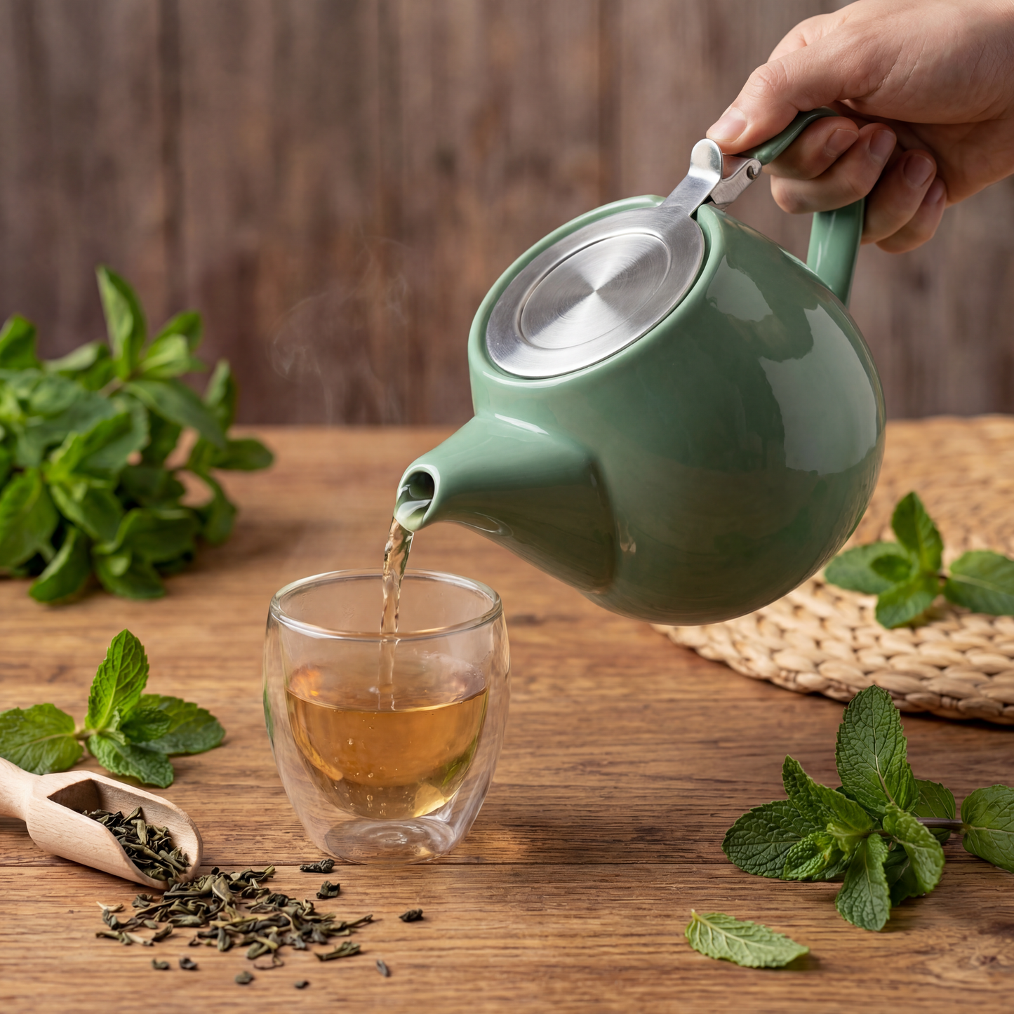 Porzellan Teekanne 1,1l