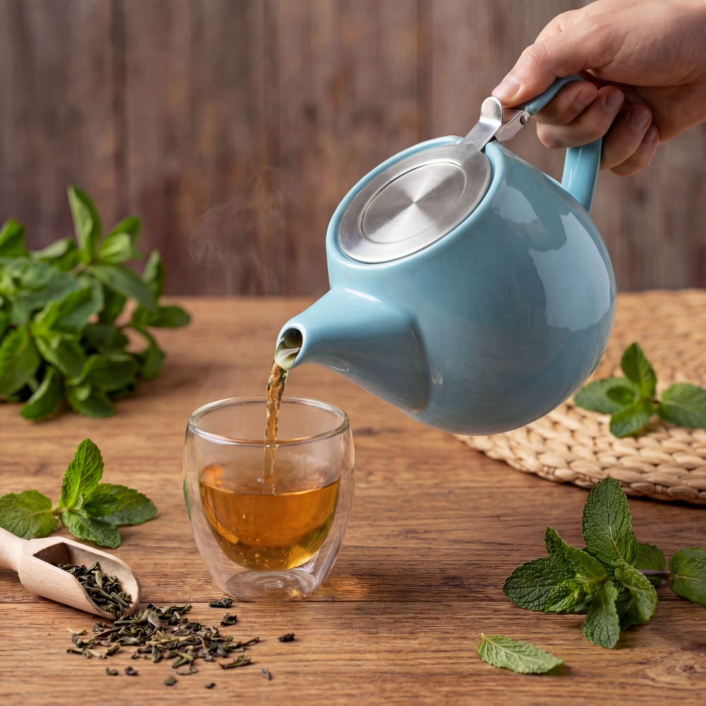 Porzellan-Teekanne 0,65l