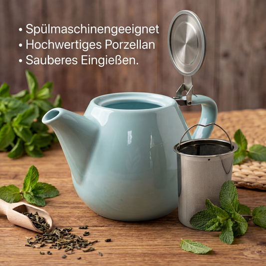 Porzellan-Teekanne 0,65l